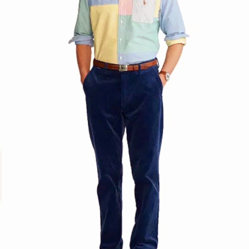 Ralph Lauren Polo Navy Corduroy Pants